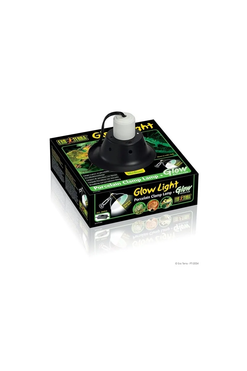 Iluminación Reptiles Exo Terra Lámpara Glow Light 21Cm Diametro