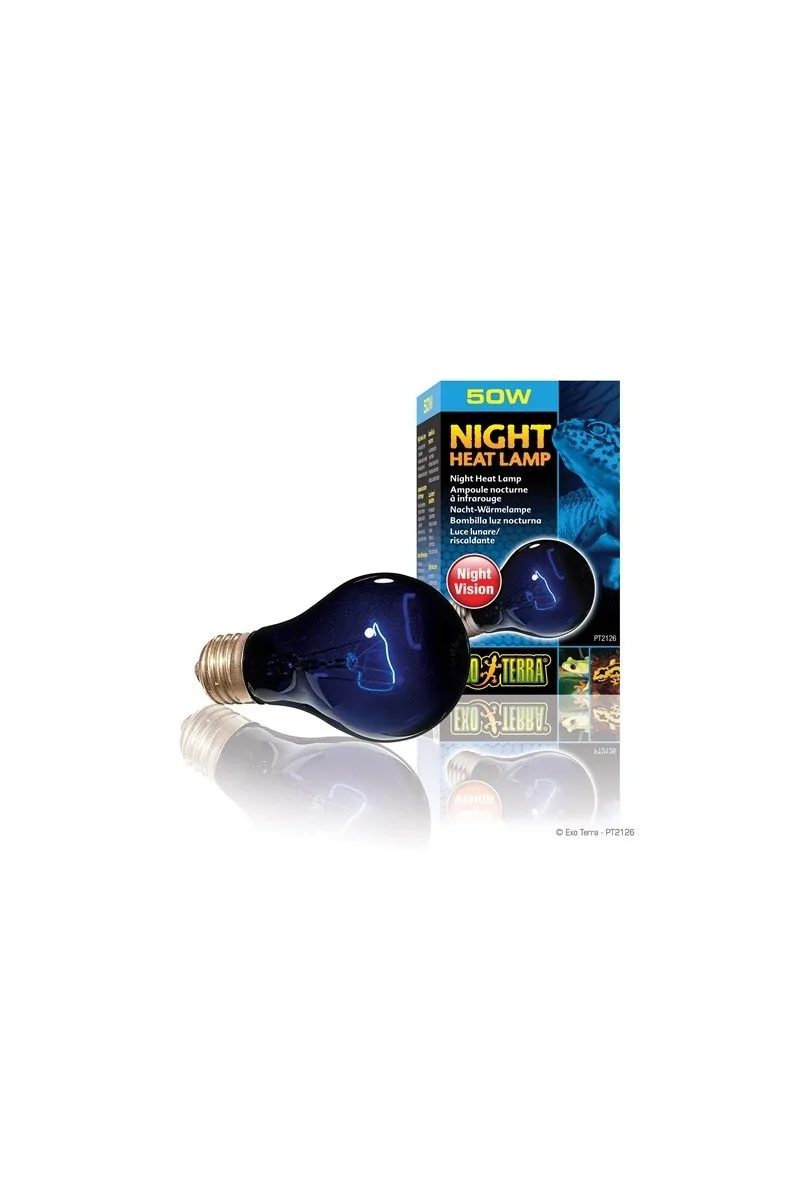 Iluminación Reptiles Exo Terra Night Heat Lamp 50W