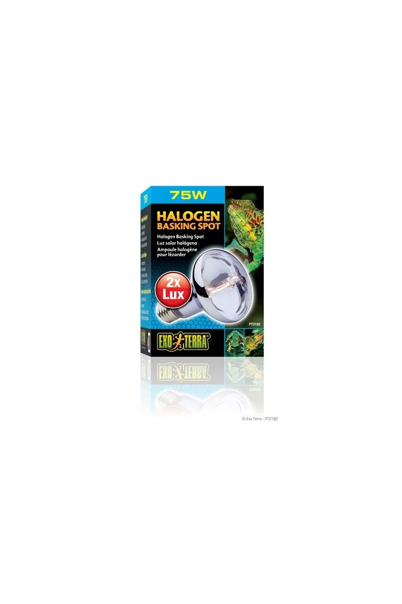 Iluminación Reptiles Exo Terra Halogen Basking Spot 75W