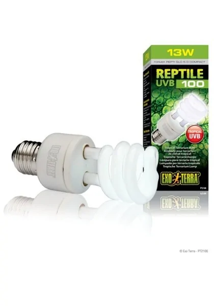 Iluminación Reptiles Exo Terra Reptile Uvb100 13W