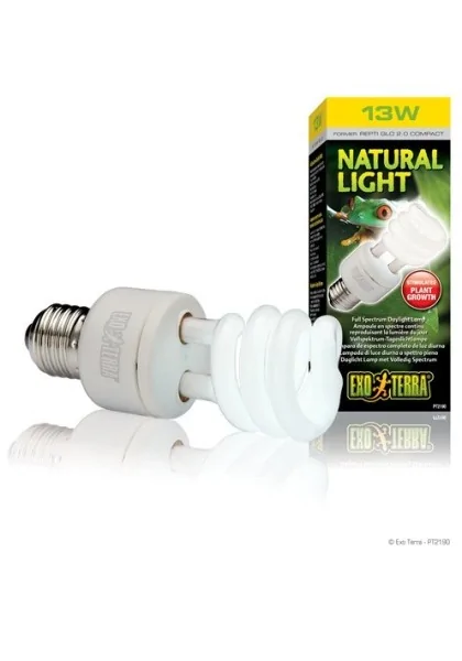 Iluminación Reptiles Exo Terra Natural Light Bombilla 13W