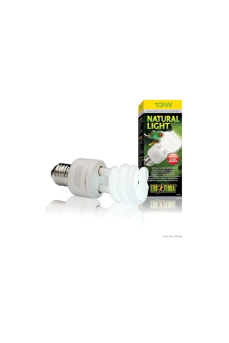 Iluminación Reptiles Exo Terra Natural Light Bombilla 13W