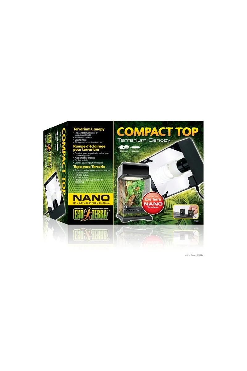 Iluminación Reptiles Exo Terra Compact Top Nano