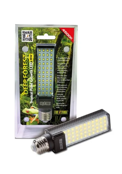 Iluminación Reptiles Exo Terra Bombilla Led 8W Forest Tropical 4500K