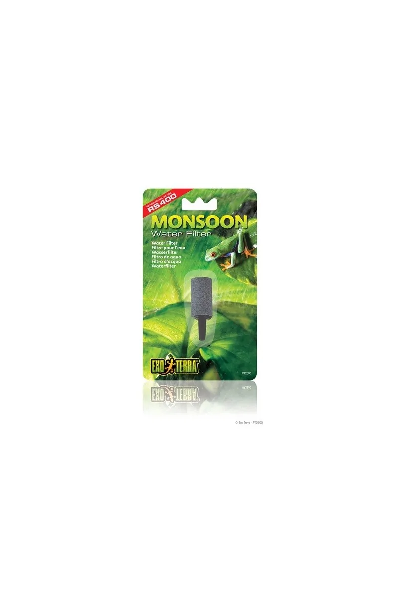 Humedad Reptiles Exo Terra Monsoon Filtro De Agua