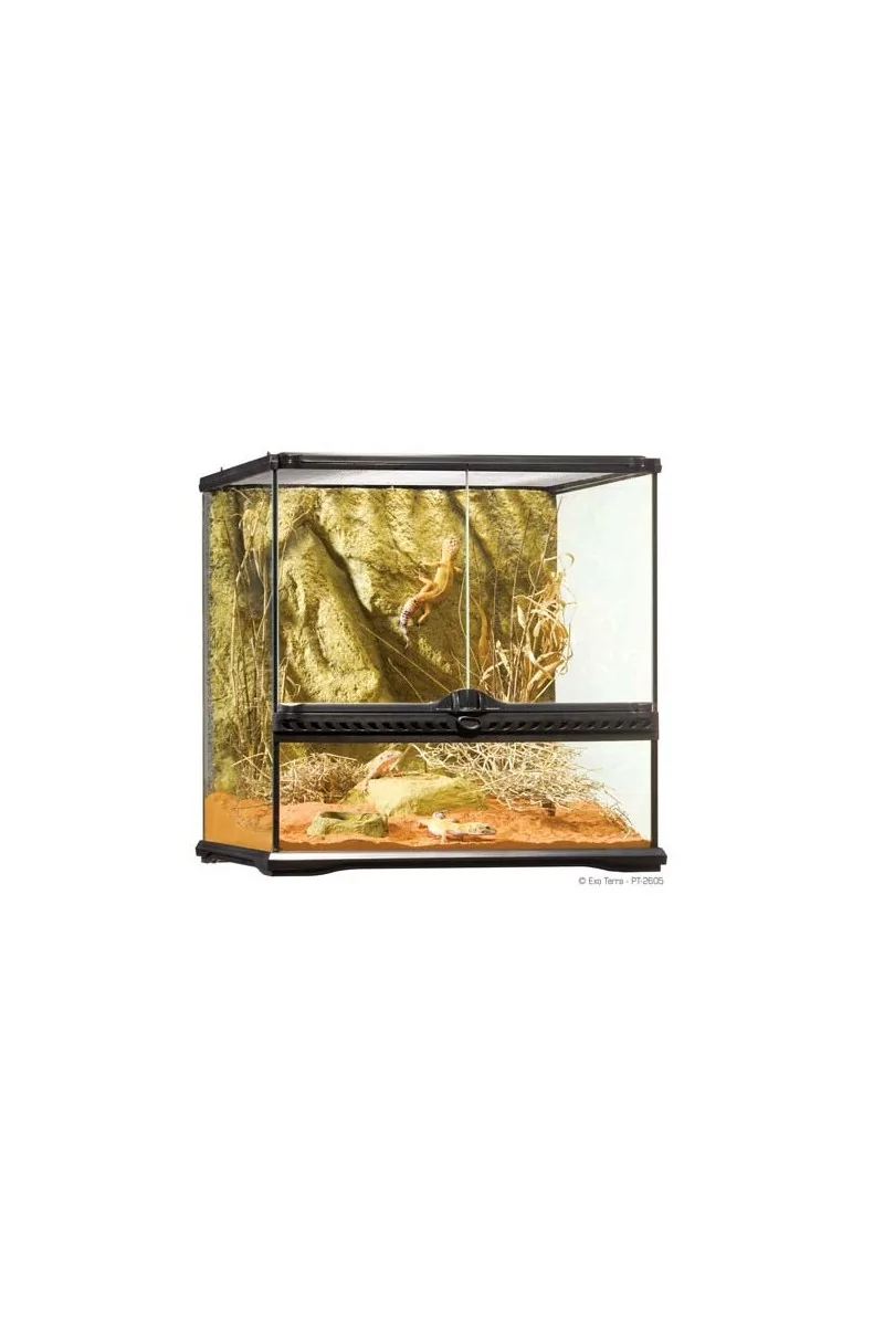 Terrarios Reptiles Exo Terra Terrario S/Wide 90L 45X45X45Cm