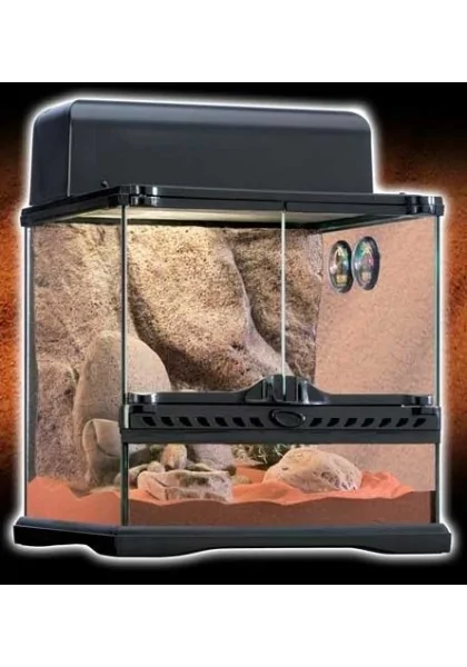 Terrarios Reptiles Exo Terra Habitat Kit Desértico 27L S. 30X30X30