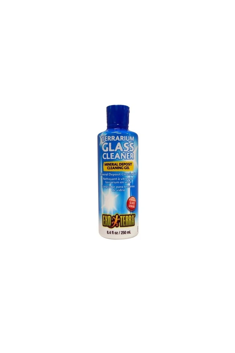 Terrarios Reptiles Exo Terra Glass Cleaner Gel 250Ml (Limpia Cristal)