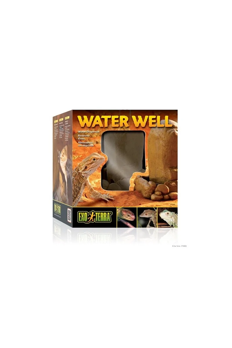 Comederos Y Bebederos Reptiles Exo Terra Water Well 250Ml