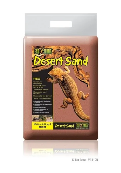 Sustratos Reptiles Exo Terra Arena Del Desierto Roja 4,5 Kg