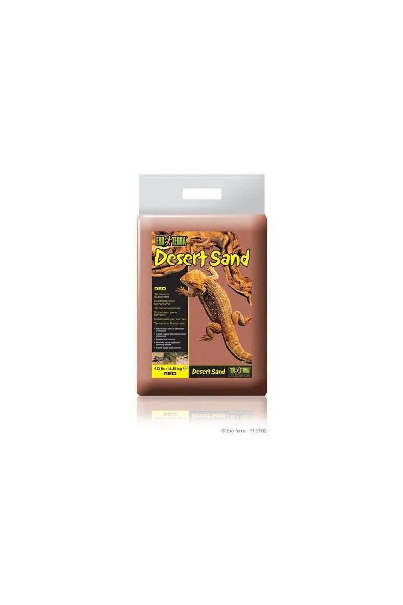 Sustratos Reptiles Exo Terra Arena Del Desierto Roja 4,5 Kg