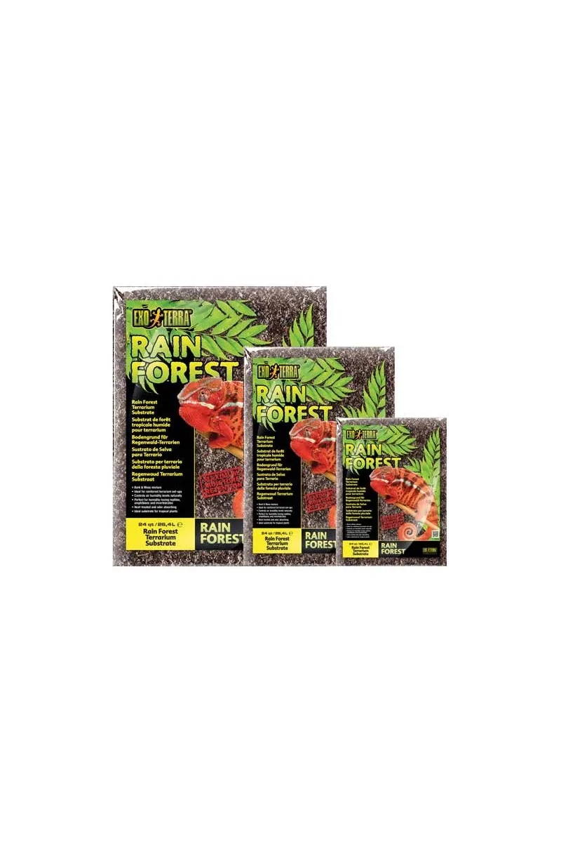 Sustratos Reptiles Exo Terra Sustrato Rain Forest Bark 4,4L