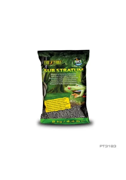 Sustratos Reptiles Exo Terra Sub Stratum Sustrato Volcánico 2Kg