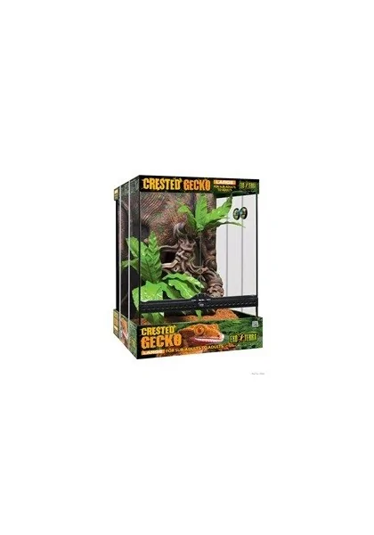 Exo terra crested 2024 gecko kit 45x45x60cm