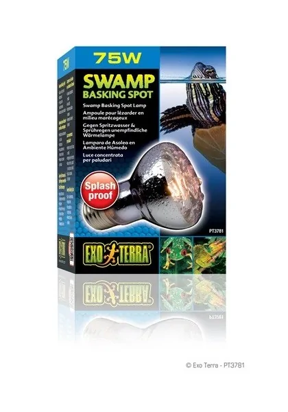 Accesorios Tortugas Reptiles Exo Terra Swamp Glo Basking Spot 75W