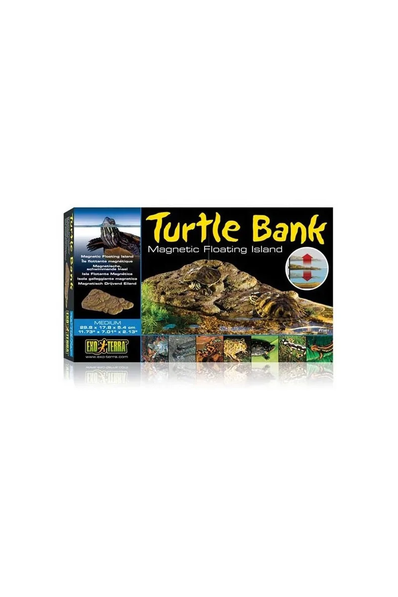 Accesorios Tortugas Reptiles Exo Terra Turtle Bank Isla Magnética M