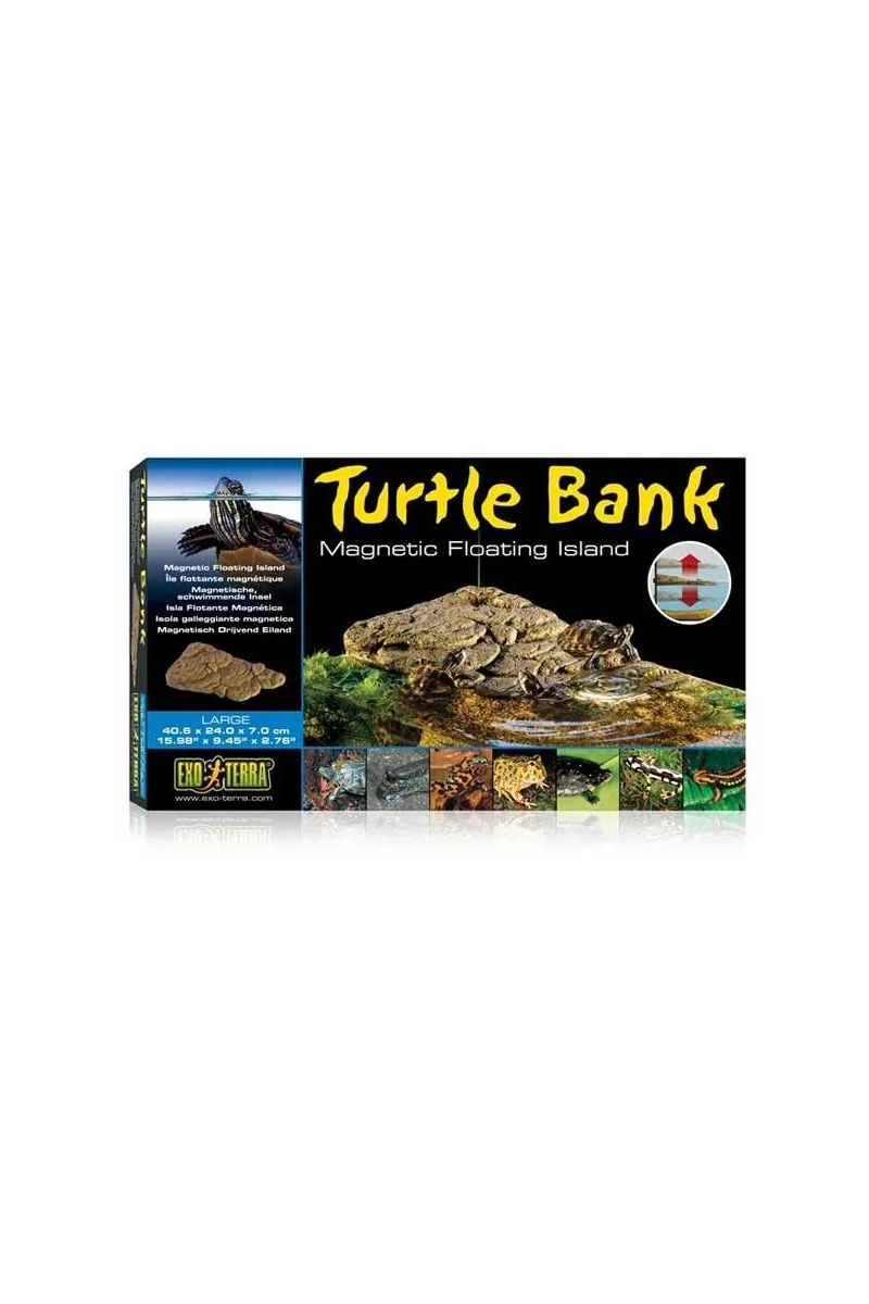 Accesorios Tortugas Reptiles Exo Terra Turtle Bank Isla Magnética L