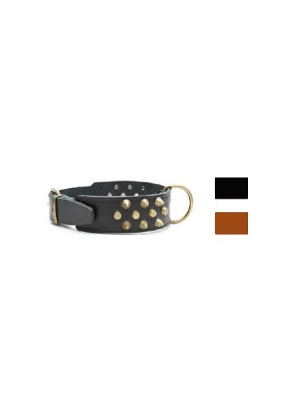 Collares Perro  Collar Leather Bull Co3F NG 35-44 L500 A40