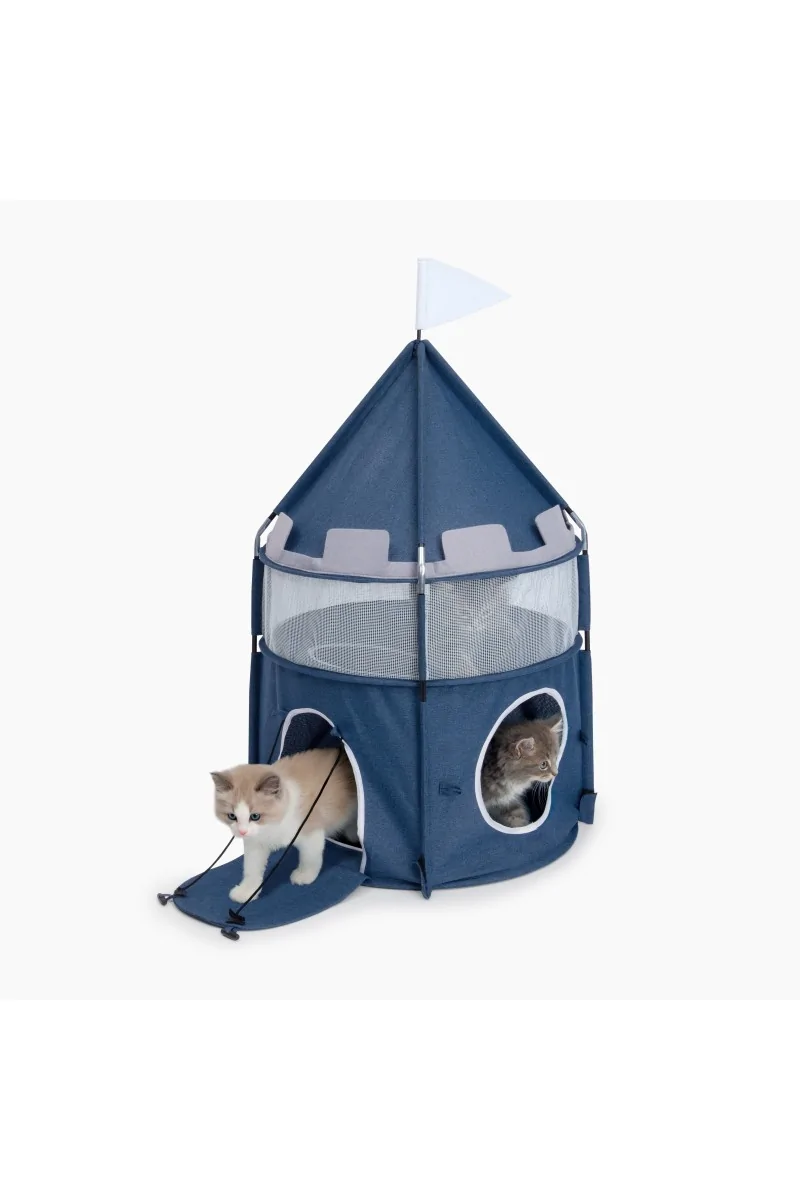 Juguetes Gatos Catit Vesper Castle Azul