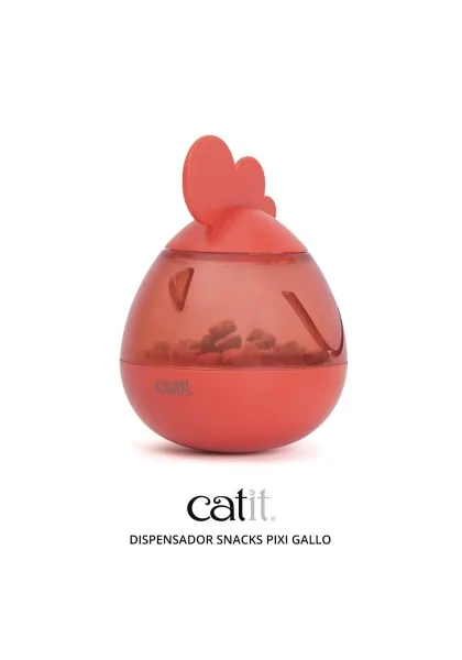 Juguetes Gatos Catit Pixi Dispensador De Snacks Gallo