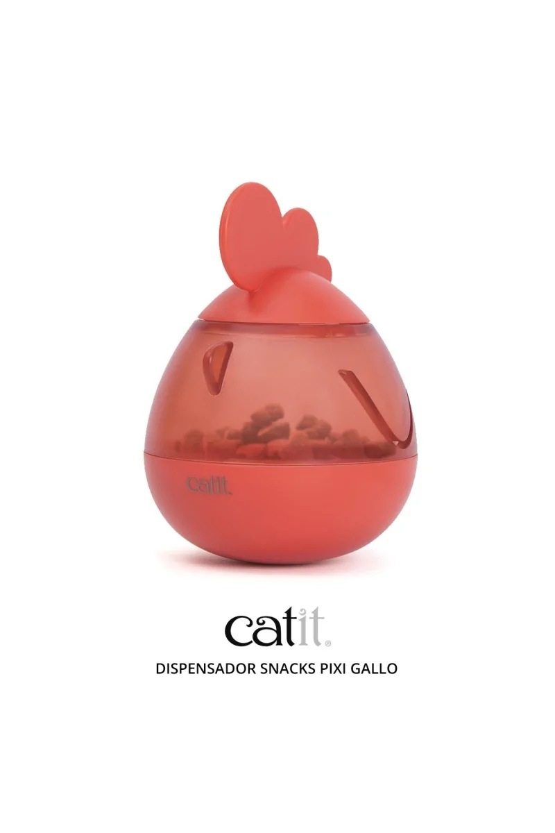 Juguetes Gatos Catit Pixi Dispensador De Snacks Gallo