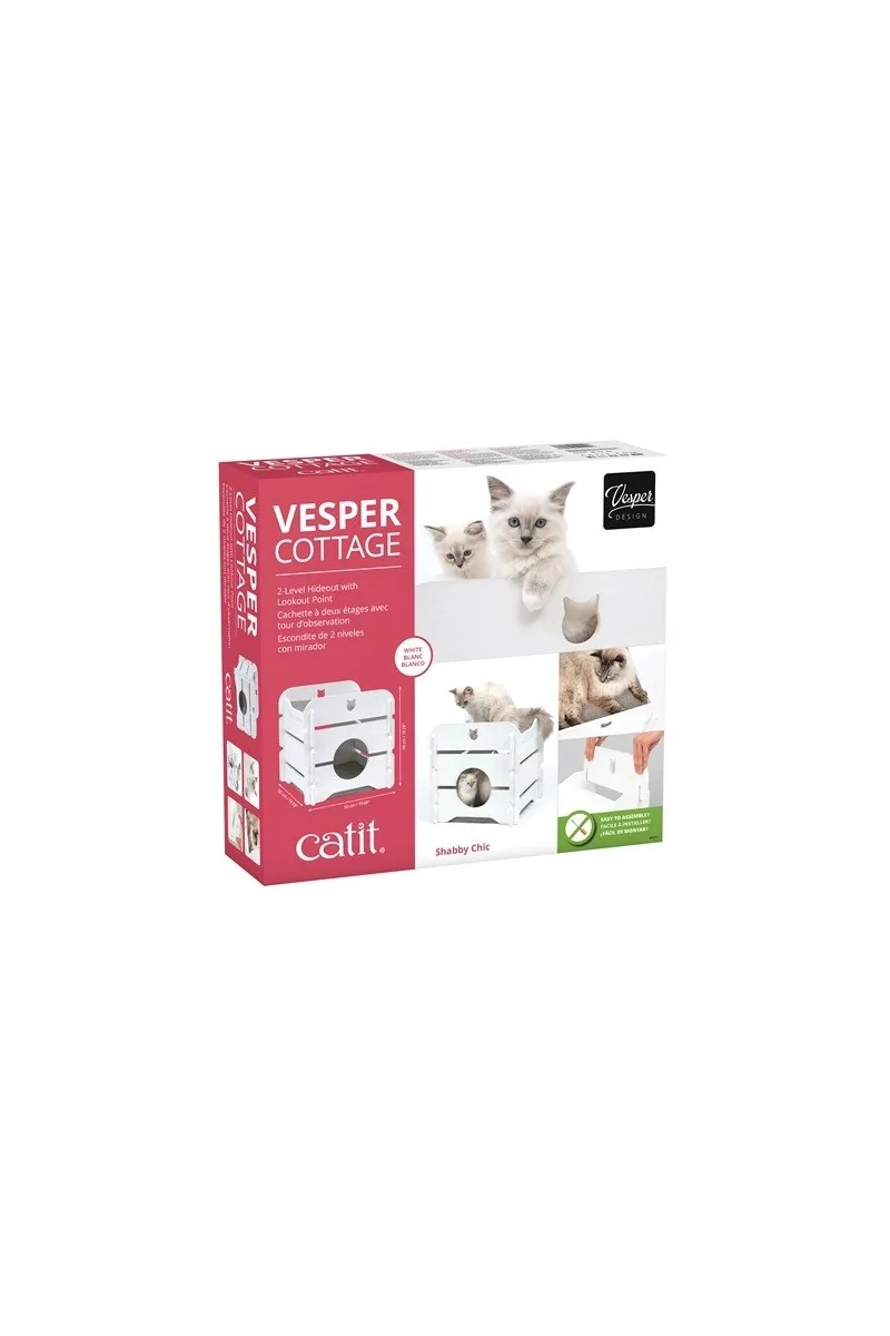 Camas Para Gatos Catit Vesper Cottage Blanco 50x50x49