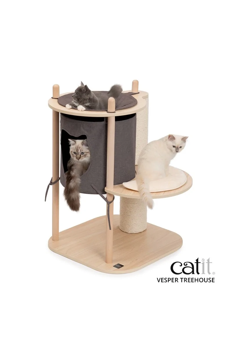 Rascadores Gatos Catit Vesper Treehouse Peq