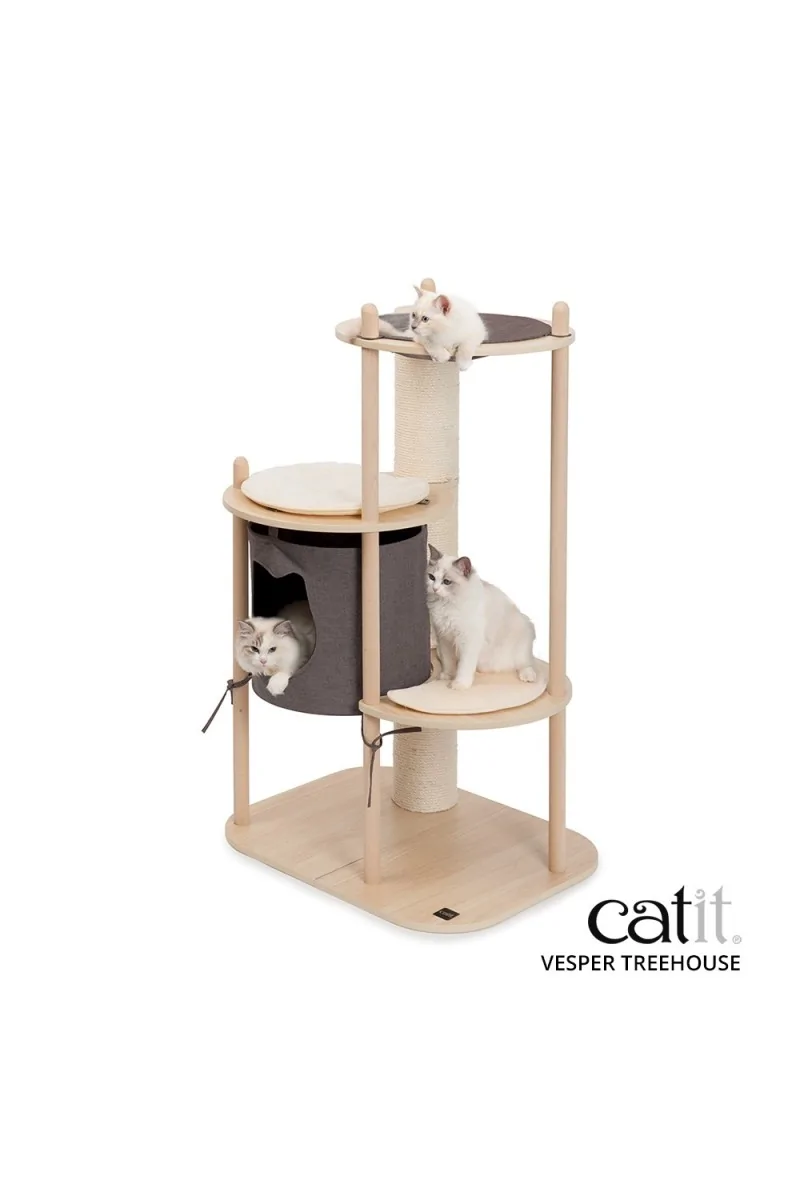 Rascadores Gatos Catit Vesper Treehouse Med