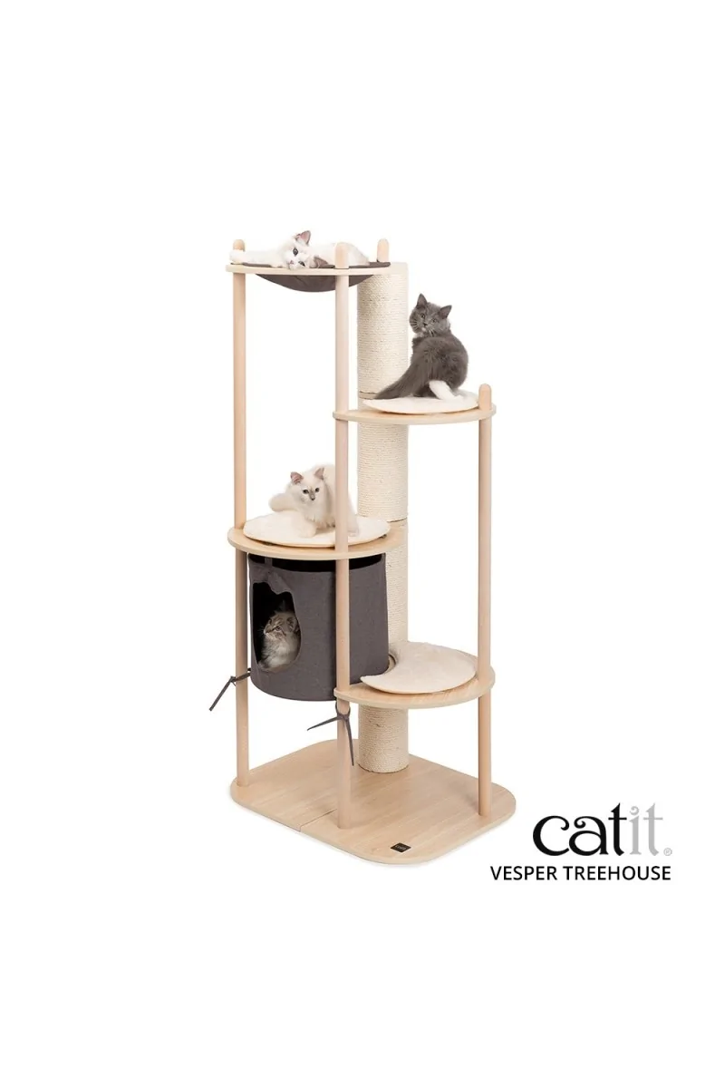 Rascadores Gatos Catit Vesper Treehouse Grande