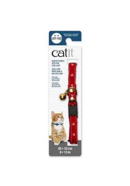 Transporte Gatos Catit Collar Breakaway Remache Dorado Náutico 4,7x1,2x18,1