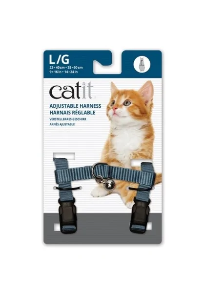 Transporte Gatos Catit Arnés Breakaway L Azul Claro 9,8x2x16,5