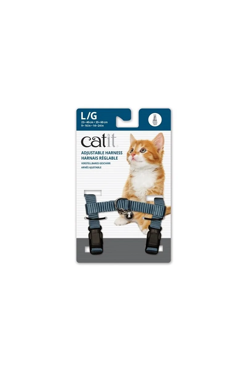 Transporte Gatos Catit Arnés Breakaway L Azul Claro 9,8x2x16,5