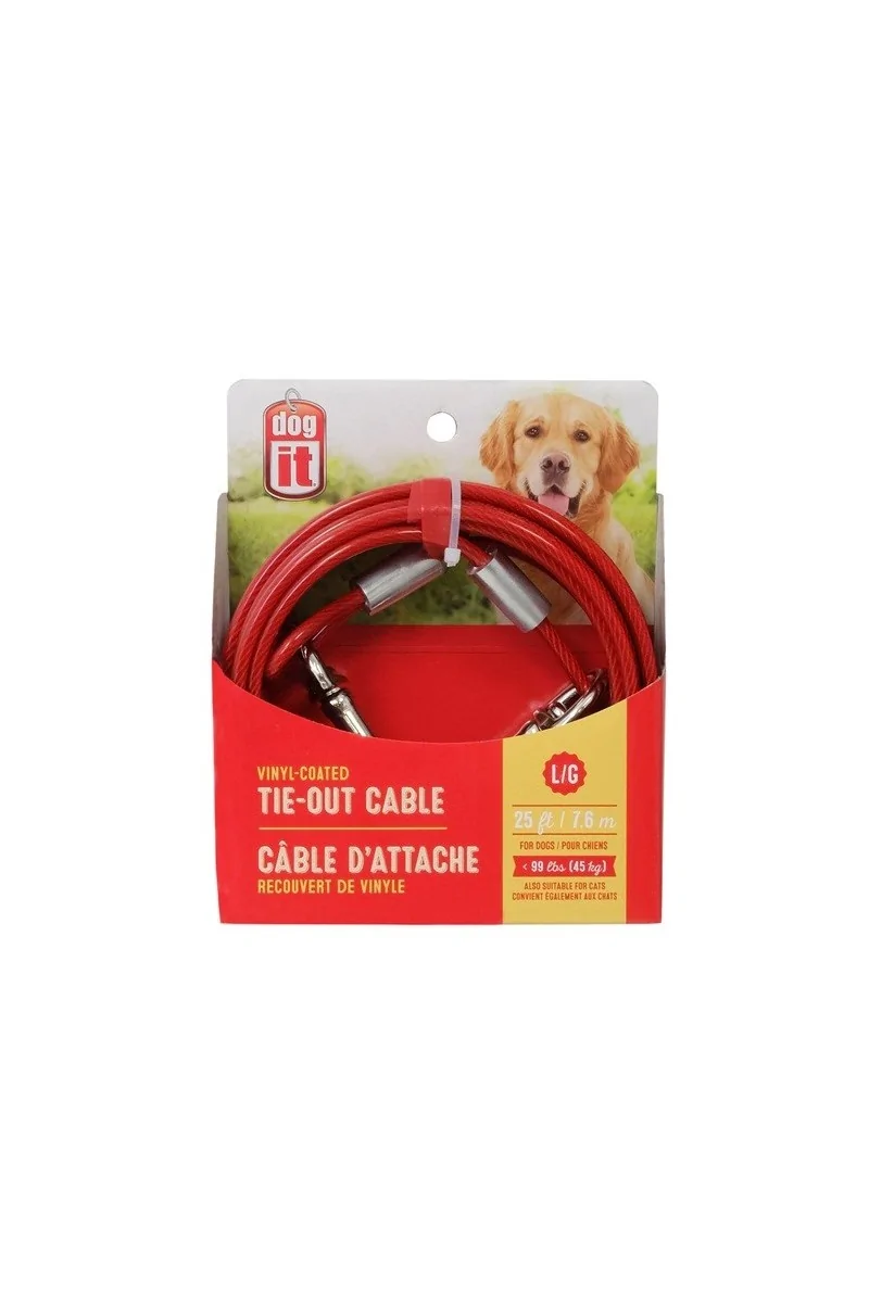 Correas Y Arneses Perros Dogit Cable Exterior 7,6M 45Kg