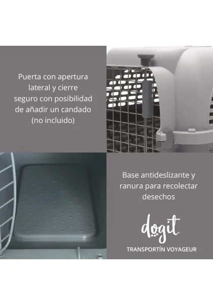 Transporte Perros Dogit Pet Voyageur Peq. Azul Gris 49,53x31,5x18,03