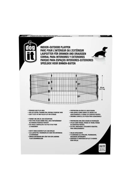 Adiestramiento Perros Dogit Playpen Parque 60X45 Cm X-Peq. 48x63x7