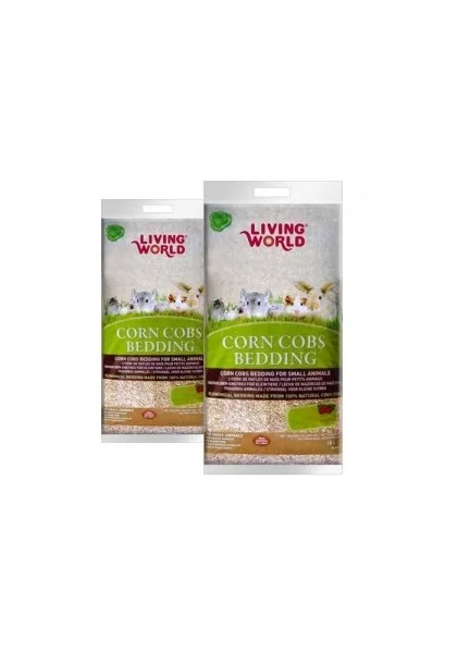 Higiene Roedores Living World Corn Cobs Natural 10L