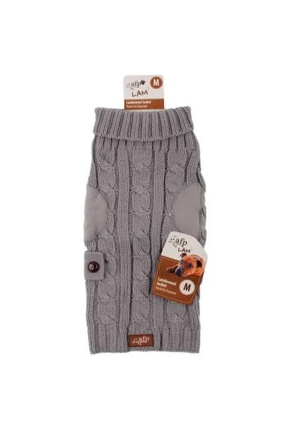 Juguetes Perros Jersey Afp Lana Lam -Gris Xs-20,3Cm