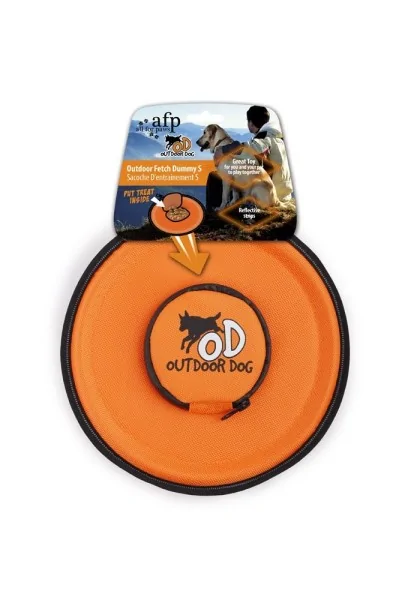 Juguetes Perros Frisbee 24 Cm Out Door Dog Verde&Narnja