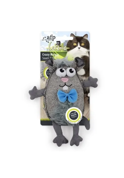 Juguetes Gatos Catzilla Juguete Crazy Mouse 22 Cm