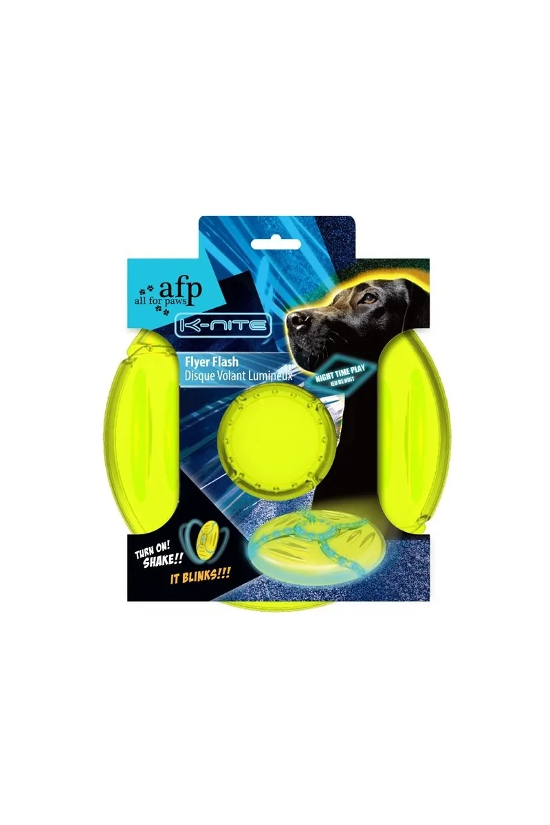 Juguetes Perros Frisbee 22,5Cm K-Nite Iluminado