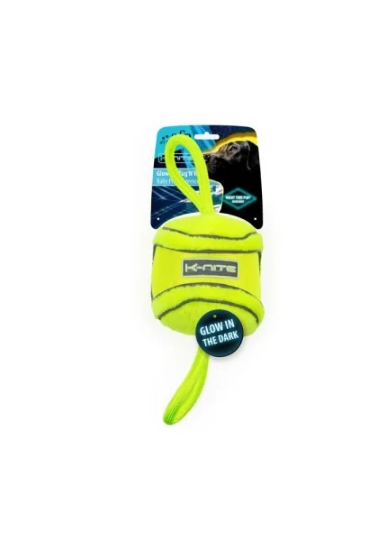 Juguetes Perros Pelota  Cuerda 22 Cm K-Nite Glowing Ilumin. Fluor.