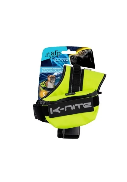 Juguetes Perros Arnés Alforjas K-Nite Fluor.S-49-67Cm