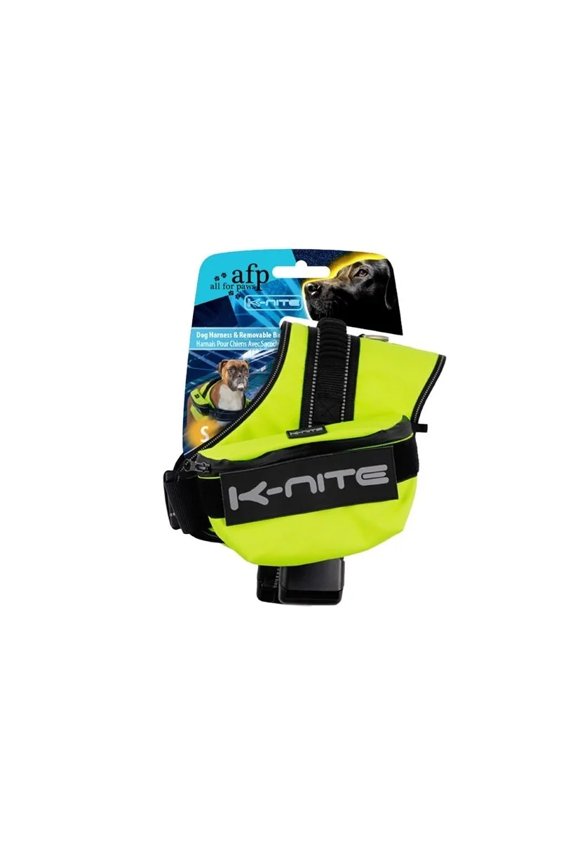 Juguetes Perros Arnés Alforjas K-Nite Fluor.S-49-67Cm