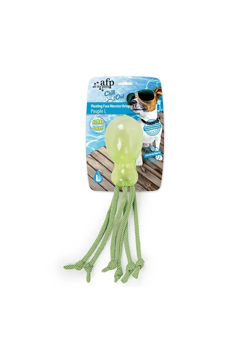 Juguetes Perros Jug. Flotante Y Refres.Chill Out Pulpo L 10 Cm