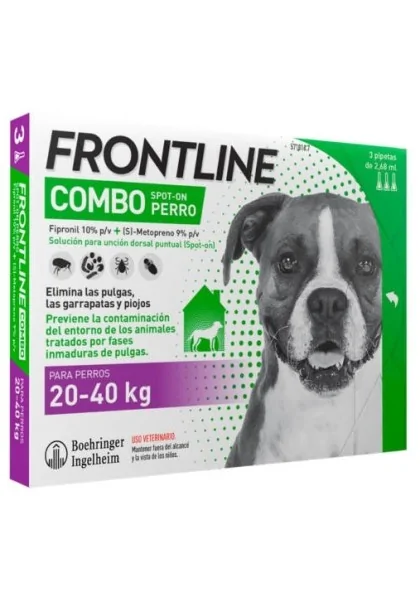 Antiparasitarios Externos Perro  Frontline Combo Spot On Perros 20-40 Kg