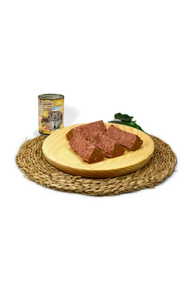 Comida Natural Greatness Perro Canguro con Piña y Mango 400 g