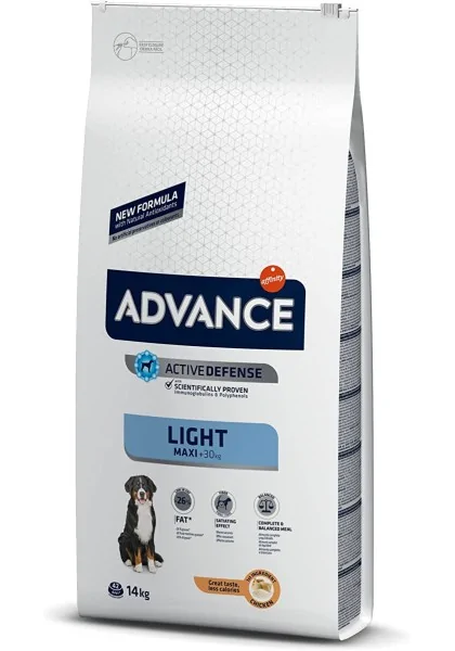 Comida Natural Perro Advance Canine Adult Light Maxi Pollo 14Kg