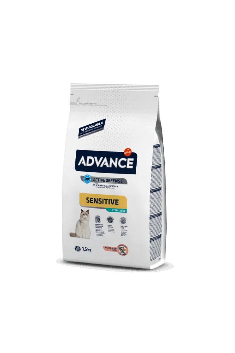 Comida Gato Advance Feline Adult Sterilizados Sensitive 10 Kg