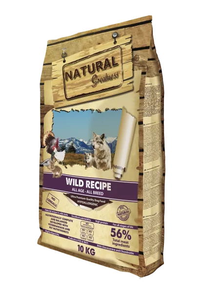 Wild Recipe 10kg Salvaje Natural Greatness Ultrapremium Perro