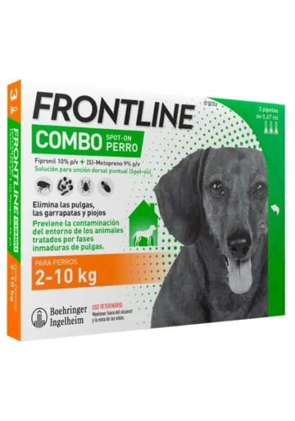 Antiparasitario Frontline Perro Combo Spot Perros 2kg a 10Kg